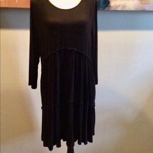 Perfectly Priscilla 3 tier ruffle LBD